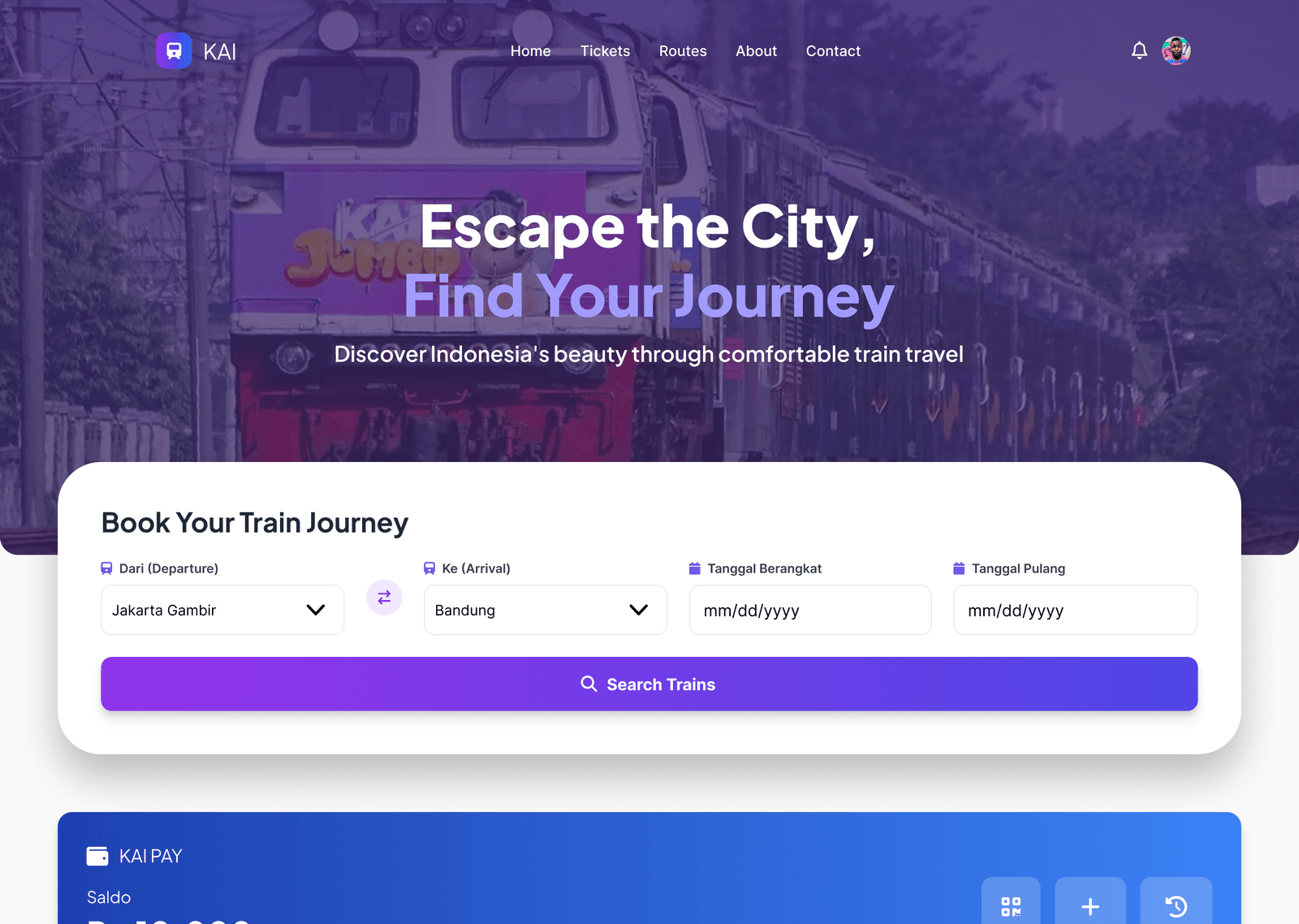 Access 2.0 - Train Ticket Booking