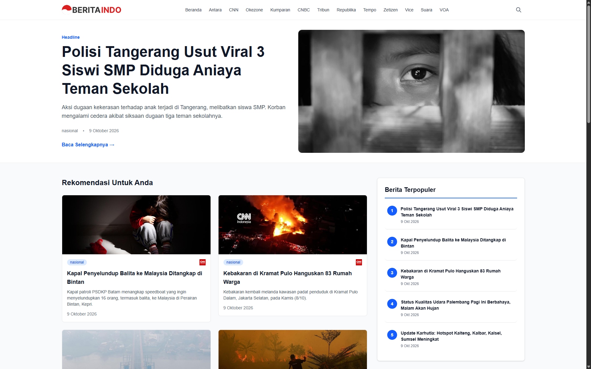 Berita Indo News - Next.js